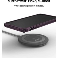 Удароустойчив хибриден кейс Ringke Fusion X за iPhone X/Xs, Lilac Purple