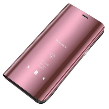 Калъф Clear View за Xiaomi Redmi Note 7 pink