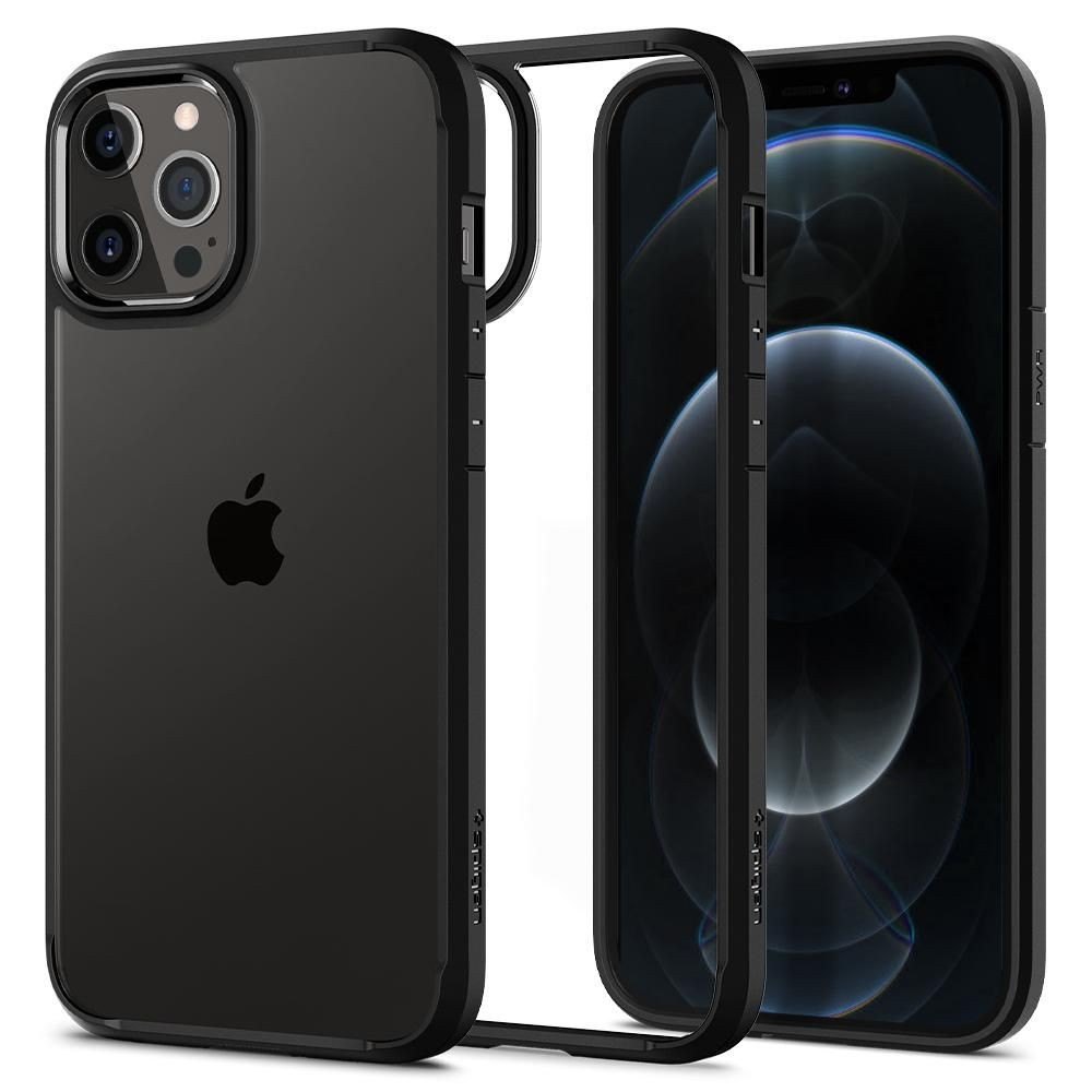 Калъф SPIGEN ULTRA HYBRID за IPHONE 12/12 PRO, MATTE BLACK