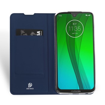 Калъф DUX DUCIS Skin Pro Bookcase type case for Motorola Moto G7 / G7 Plus blue