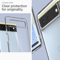 Калъф SPIGEN ULTRA HYBRID за GOOGLE PIXEL 6, CRYSTAL CLEAR