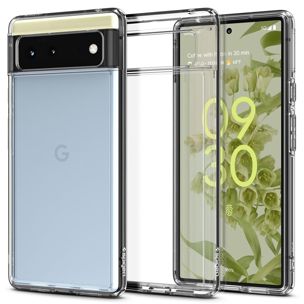 Калъф SPIGEN ULTRA HYBRID за GOOGLE PIXEL 6, CRYSTAL CLEAR