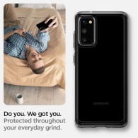 Калъф SPIGEN ULTRA HYBRID за SAMSUNG GALAXY S20, CRYSTAL CLEAR