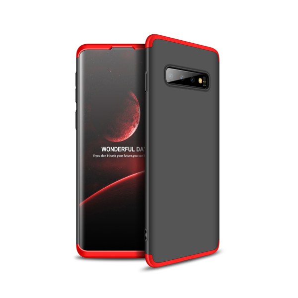 Калъф GKK 360 Protection Case Full Body Cover Samsung Galaxy S10 Plus black-red