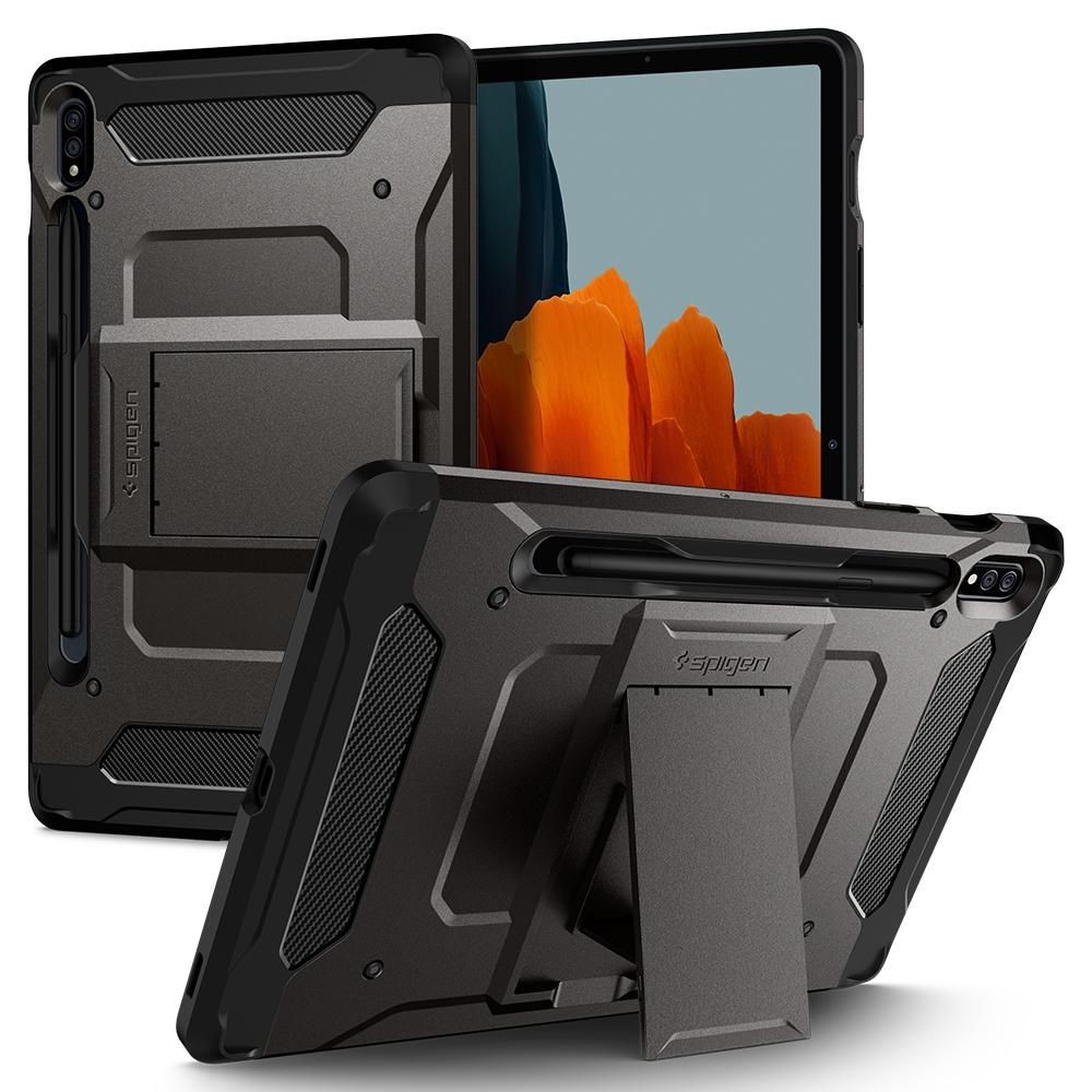 Калъф SPIGEN TOUGH ARMOR PRO за SAMSUNG GALAXY TAB S7 11.0 T870/T875, GUNMETAL