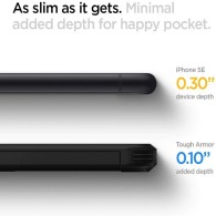 Калъф SPIGEN TOUGH ARMOR за IPHONE SE 2020, Черен