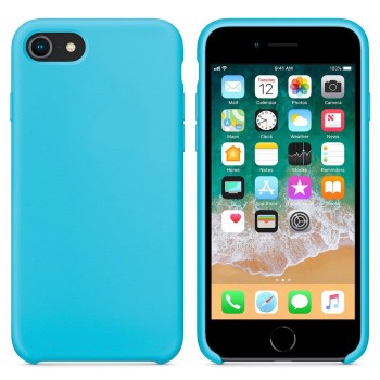 fixGuard Silicone Fit за iPhone SE 2020 / iPhone 8 / iPhone 7 light blue