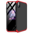 Калъф GKK 360 Protection Case Full Body Cover iPhone X black-red