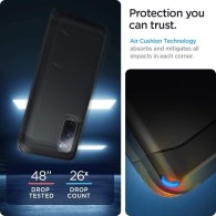 Калъф SPIGEN TOUGH ARMOR за SAMSUNG GALAXY S20 FE, Черен