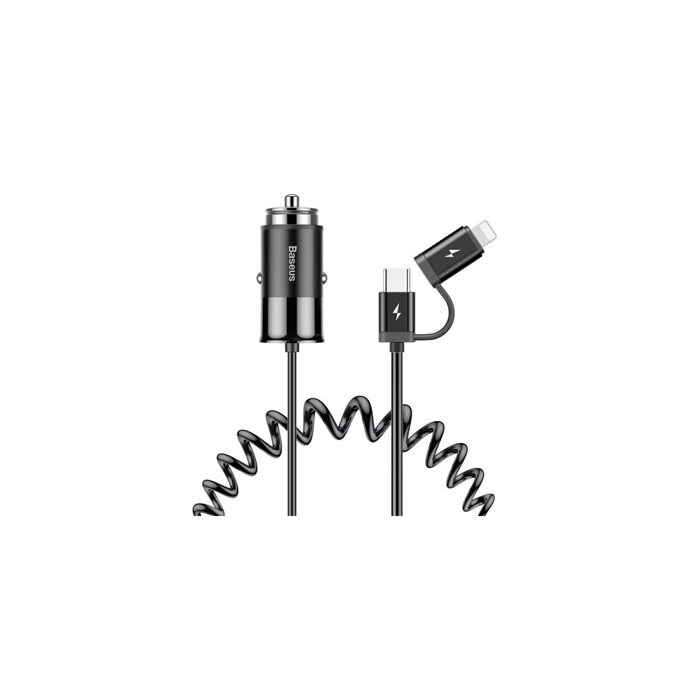 Зарядно за кола/Baseus Enjoy Together,Черно
