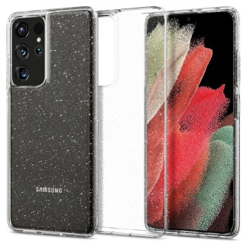 Калъф Spigen Liquid Crystal Samsung Galaxy S21 Ultra Glitter Crystal