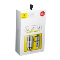 Зарядно за кола/Baseus Enjoy Together,Сив