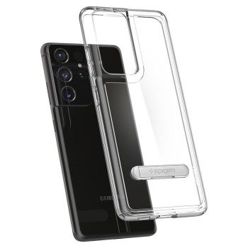 Калъф Spigen Ultra Hybrid ”S” Samsung Galaxy S21 Ultra Crystal Clear