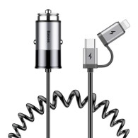 Зарядно за кола/Baseus Enjoy Together,Сив