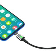 Кабел Baseus Zinc Magnetic USB Cable For Lightning 2М,Черен