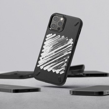 Калъф Ringke Onyx Design Durable TPU Case iPhone 12 Pro / iPhone 12 black (Paint)