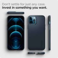 Калъф SPIGEN THIN FIT за IPHONE 12 PRO MAX, METAL SLATE