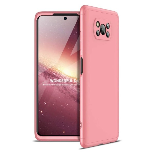 Калъф GKK 360 Protection Case Full Body Cover Xiaomi Poco X3 NFC pink