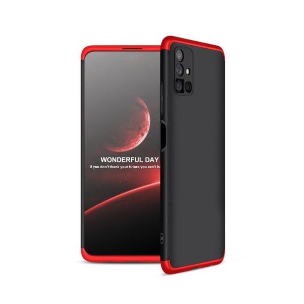 Калъф GKK 360 Protection Case Full Body Cover Samsung Galaxy M51 black-red