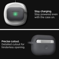 Калъф SPIGEN SILICONE FIT за APPLE AIRPODS PRO, CHARCOAL