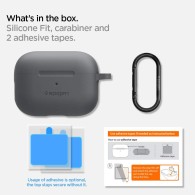 Калъф SPIGEN SILICONE FIT за APPLE AIRPODS PRO, CHARCOAL