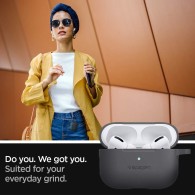 Калъф SPIGEN SILICONE FIT за APPLE AIRPODS PRO, CHARCOAL