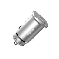 Зарядно за кола/Baseus Square USB Quick Charge 4.0 and USB-C PD 3.0,Сив