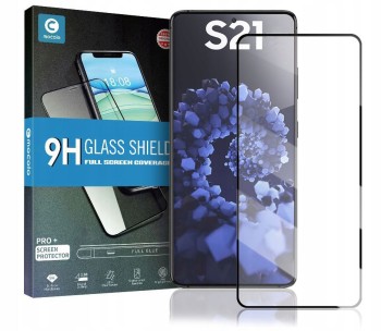 Стъклен протектор MOCOLO TG+Full Glue за Samsung Galaxy S21, Black