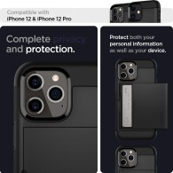 Калъф SPIGEN SLIM ARMOR CS за IPHONE 12/12 PRO, Черен