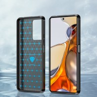 Калъф fixGuard FlexCarbon за Xiaomi Mi 11T Pro / Mi 11T, Black