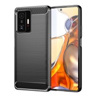 Калъф fixGuard FlexCarbon за Xiaomi Mi 11T Pro / Mi 11T, Black