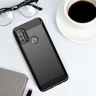 Калъф fixGuard FlexCarbon за Motorola Moto G50, Black