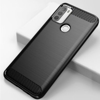 Калъф fixGuard FlexCarbon за Motorola Moto G50, Black