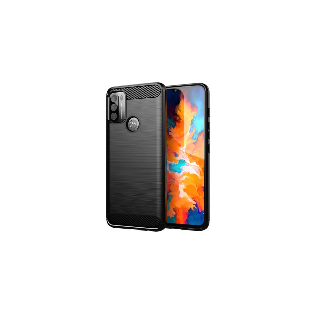 Калъф fixGuard FlexCarbon за Motorola Moto G50, Black