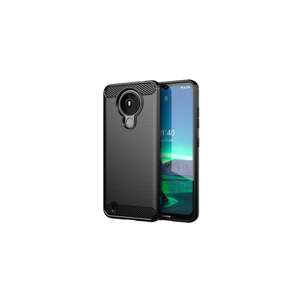 Калъф fixGuard FlexCarbon за Nokia 1.4, Black