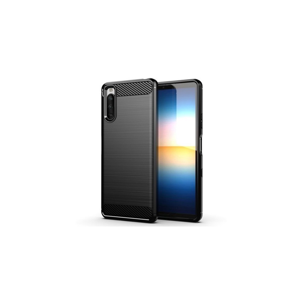 Калъф fixGuard FlexCarbon за Sony Xperia 10 III, Black
