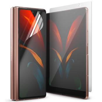 Протектор Ringke Invisible Defender за Samsung Galaxy Z Fold 2 5G, 2 броя за 2 екрана, Прозрачен