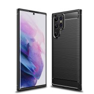 Силиконов калъф Flexible Carbon за Samsung Galaxy s22 Ultra