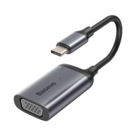 Адаптер Baseus Enjoyment Series USB Type C to VGA,Сив