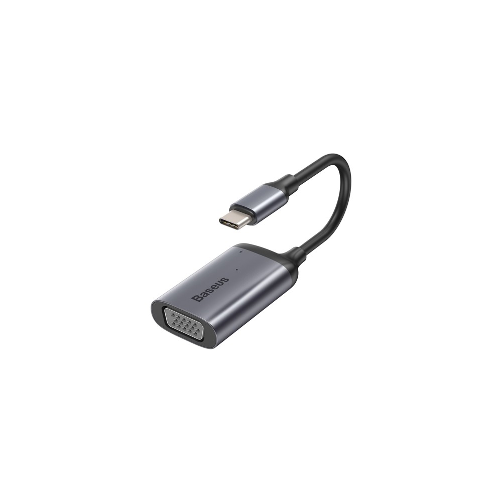 Адаптер Baseus Enjoyment Series USB Type C to VGA,Сив