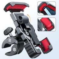 Метална стойка Wozinsky за велосипед за смартфон - черен (WBHBK4)