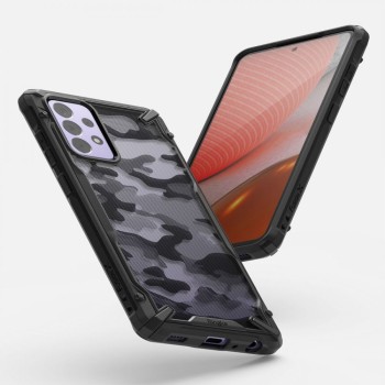 Калъф Ringke Fusion X за Samsung Galaxy A72 5G, Camo Black