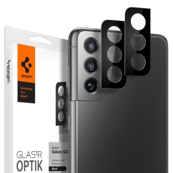 Протектор Spigen OPTIK.TR Camera Lens за Samsung Galaxy S21+ Plus, Black
