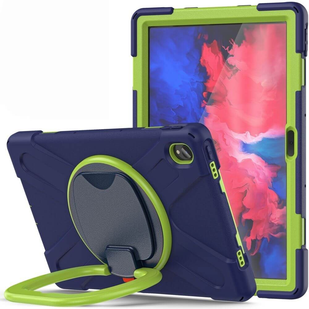 Калъф Tech-Protect X-Armor за Lenovo Tab P11 / P11+ 11" TB-J606 / J616 / J607Z, Navy Lime
