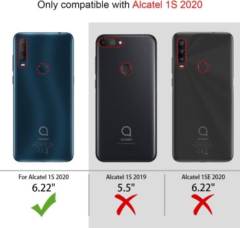 Калъф fixGuard Ultra Line за Alcatel 1S 2020 / 3L 2020 / 1V 2020, Crystal Clear