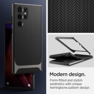 Калъф SPIGEN NEO HYBRID за SAMSUNG GALAXY S22 ULTRA, GUNMETAL