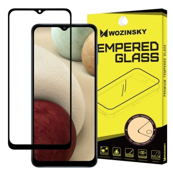 Стъклен Протектор Wozinsky Tempered Glass Full Glue за Samsung Galaxy A12 black