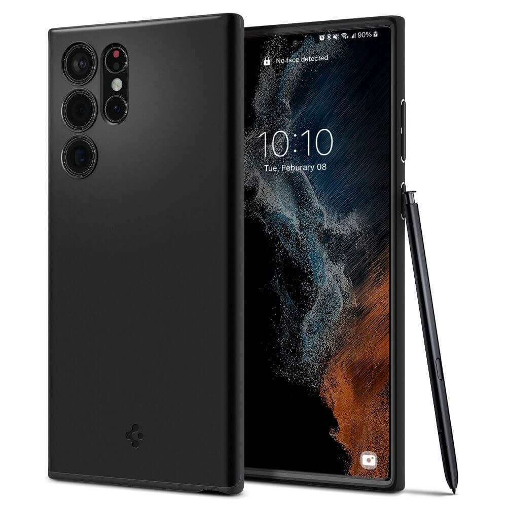Калъф SPIGEN THIN FIT за SAMSUNG GALAXY S22 ULTRA, Черен