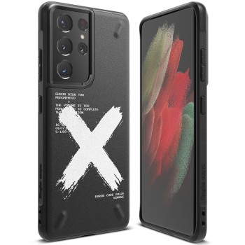 Калъф Ringke Onyx Design Durable TPU Case Samsung Galaxy S21 Ultra 5G black (X)