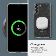 Калъф SPIGEN LIQUID CRYSTAL за SAMSUNG GALAXY S22, GLITTER CRYSTAL